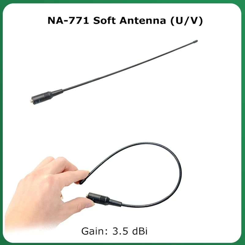 워키토키 안테나 UV-K5 NA-771 SMA-F UHF VHF 136~174 Mhz 400~470Mhz 양방향 라디오 토키 워키 BAOFENG UV-5R용
