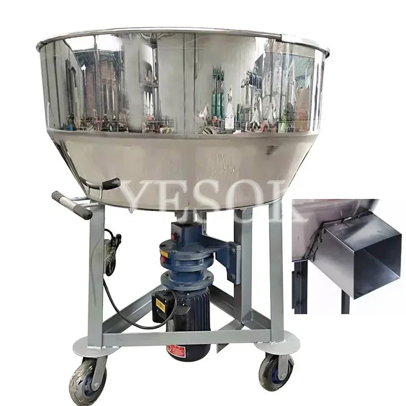 Stainless Steel Feed Mixer Plastic Pellet Mixer Industrial Multifunctional Vertical Color Mixing Machine Dry And Wet Dual Use