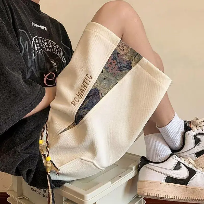 

Shorts Men's Thin New Fashion Brand Design Loose Large Size Sports and Casual Five-point Pants