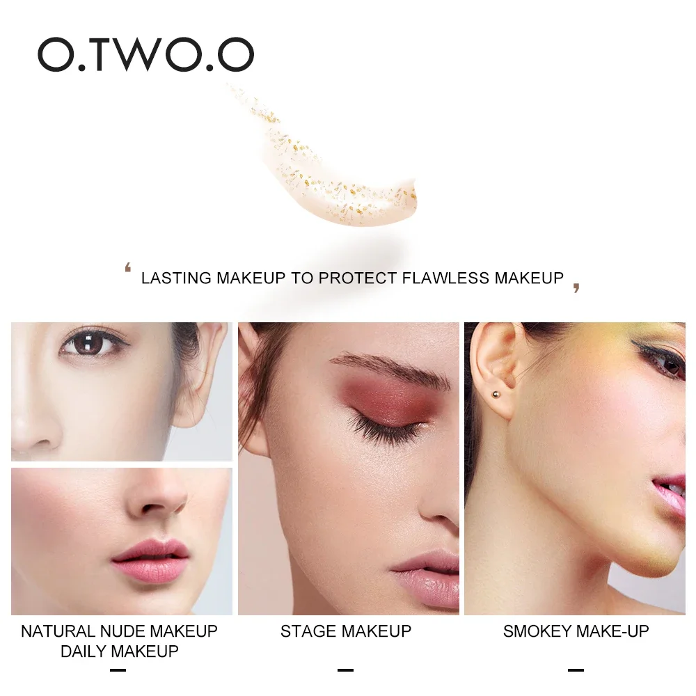 O.TWO.O or maquillage apprêt Pores invisibles Base Gel contrôle de l'huile hydratant éclaircir visage fond de teint crème avant le maquillage 20ml