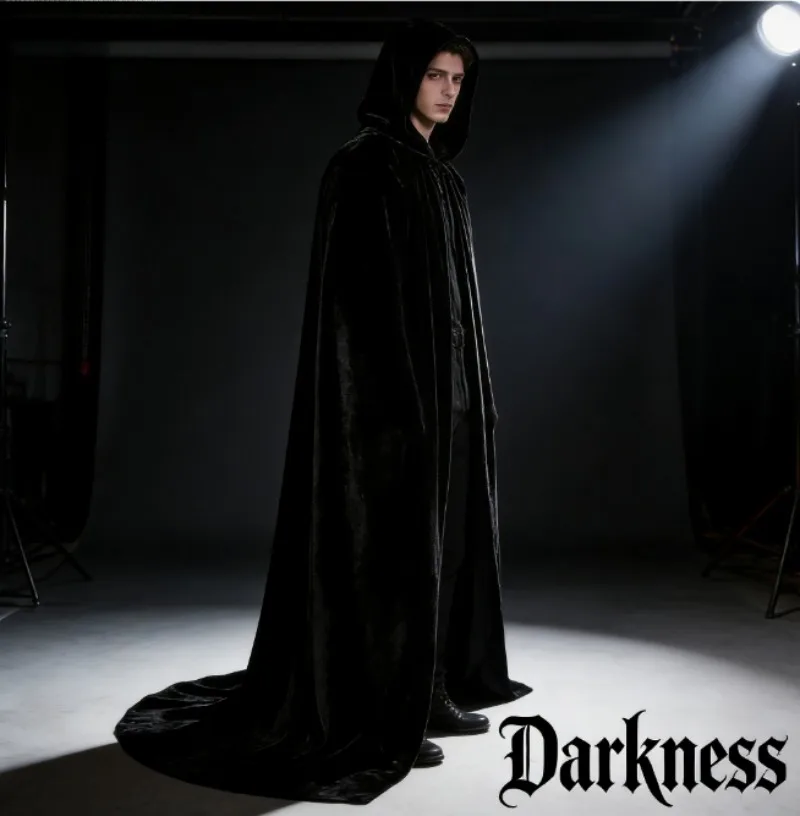 

Роскошный золотой бархатный плащ-накидка для волшебника, разноцветный костюм ведьмы, унисекс, для детей и взрослых, на Хэллоуин, для косплея, сценический реквизит