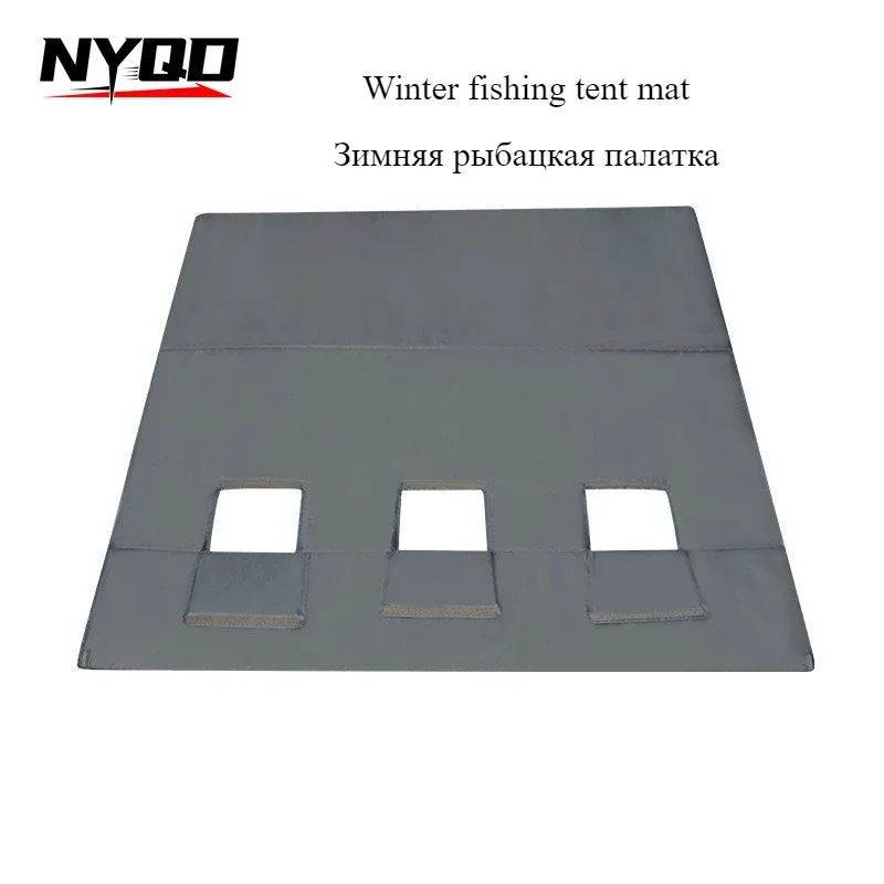 

Thickened Pearl Cotton Waterproof and Moisture-proof Ice Fishing Mat with 3holes Keep Warm Foldable Cold Resistant Multisize