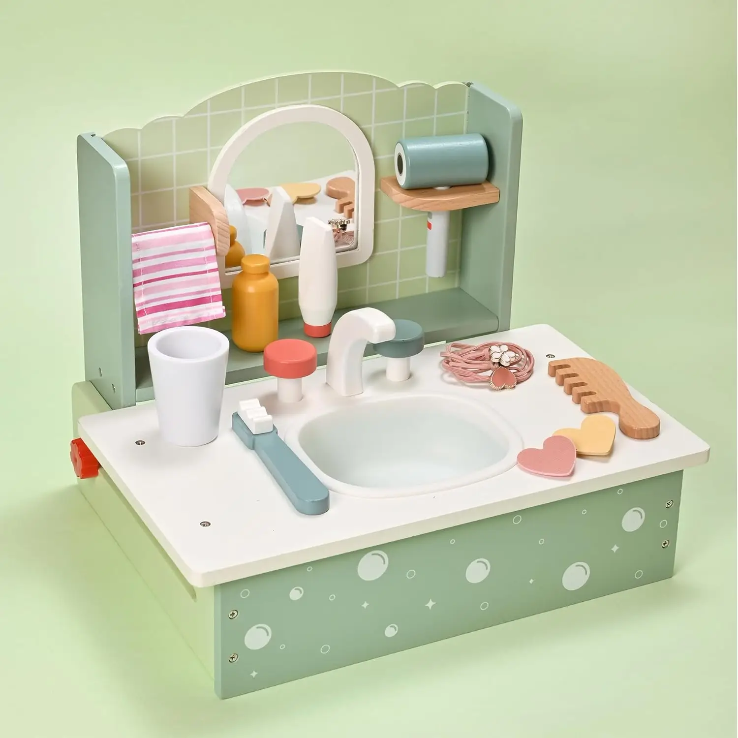 Kids foldable dressing table