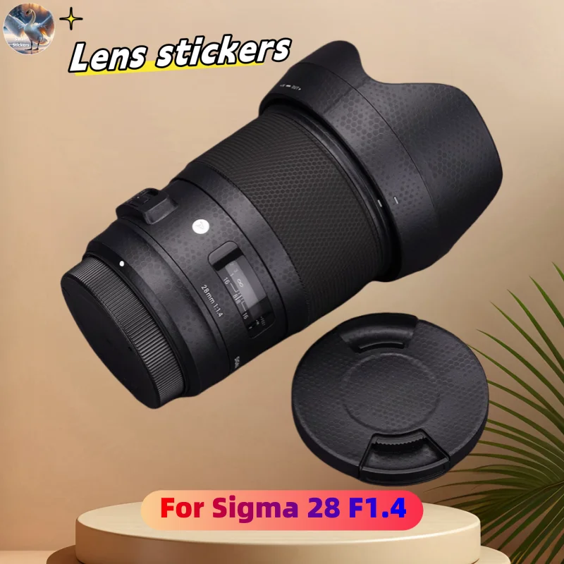 

for Sigma 28 F1.4 Camera Lens stickers, precision cut wear-resistant protective film, DIY skin