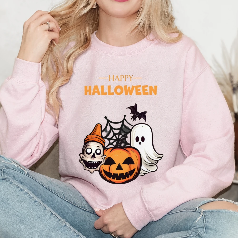 Casual Crewneck Sweatshirt Lightweight Cotton Hooded Sweatshirt - Breathable Fabric with Contrast Stitching