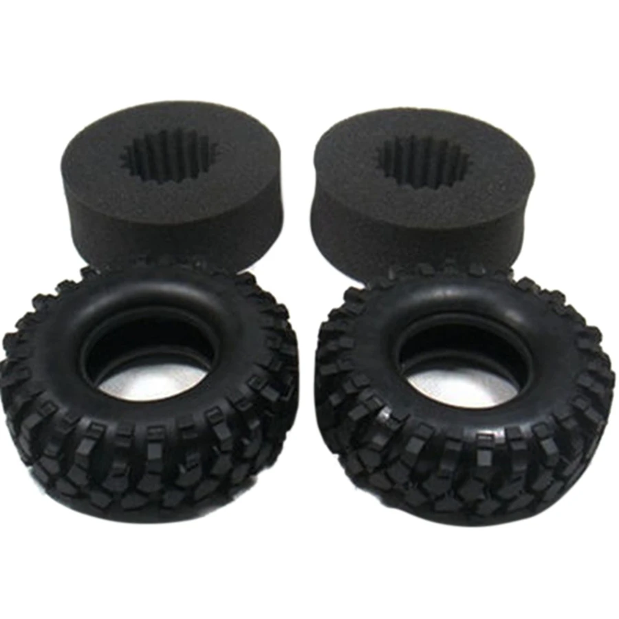 4Pcs 1.9 Inch 108mm 1/10 Scale Tires Wheel Rim for 1/10 D90 SCX10 RC Rock Crawler Parts Toys Gift