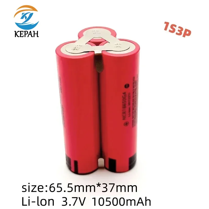 18650 GA 1S3P 2S2P 3S2P 4S2P 5S2P 12V 16.8V 21V Battery Pack (3500mAh-10500mAh,20A Discharge Current for Screwdriver Battery