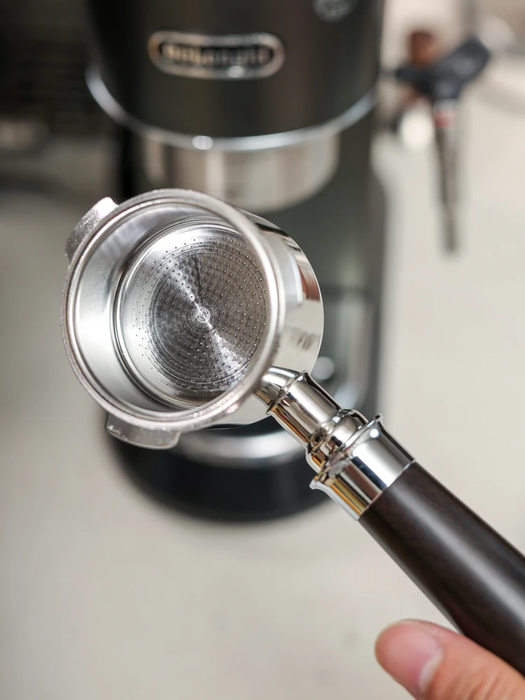 Delonghi 51mm Portafilter do kawy bez dna do EC680 EC685 z filtr zamienny 2 filiżanki koszyka ekspres do kawy akcesoria