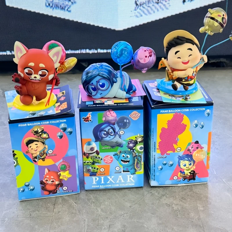 

Hot Toys Pixar Cosbi Blind Box Balloon Series Mini Cartoon Doll Cute Desktop Ornament Collectible Holiday Gifts For Cartoon Fans