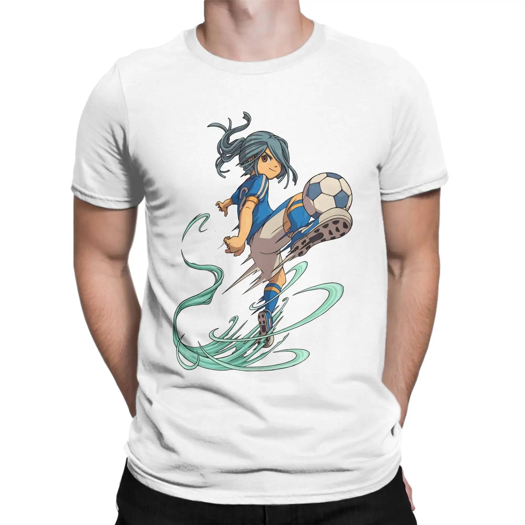 

Футболка Kazemaru Ichirouta, мужские и женские хлопковые новые футболки Inazumas Elevens, футболки с короткими рукавами в стиле аниме