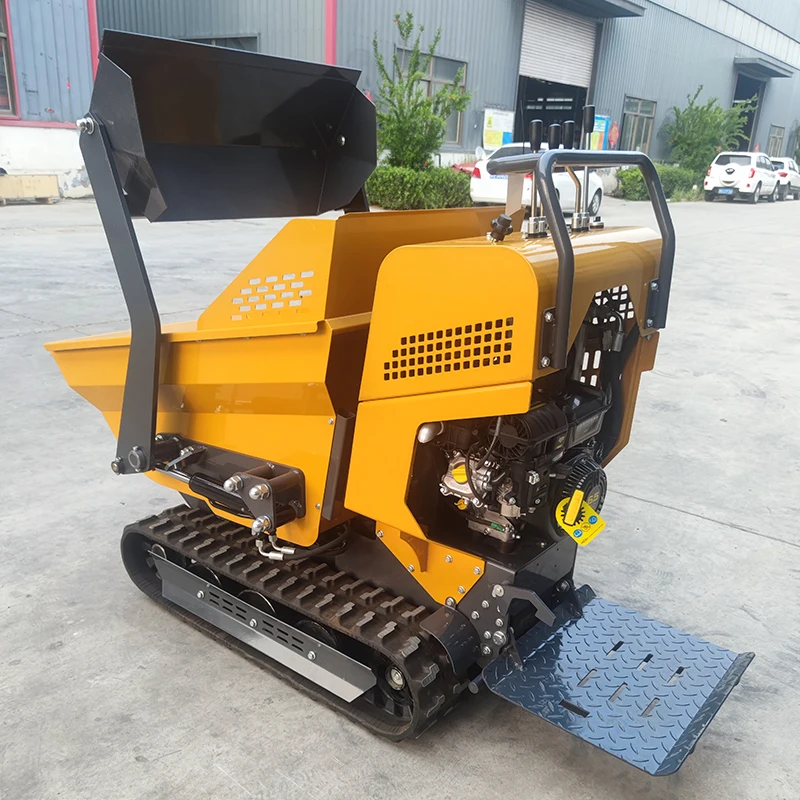 mini rubber track dumper 500kg mini dumper self loading dump