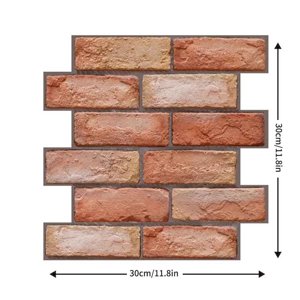 ホーム 10 個装飾 3D 壁パネル自己粘着、防水防湿壁紙リビングルームベッドルームホテルオフィス用