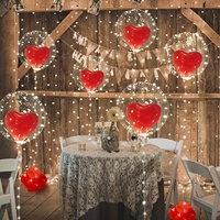 42pcs Giant Transparent Bobo Balloon Set for Camping Theme Parties, Graduation, Bridal Showers, Weddings, Birthdays Showers