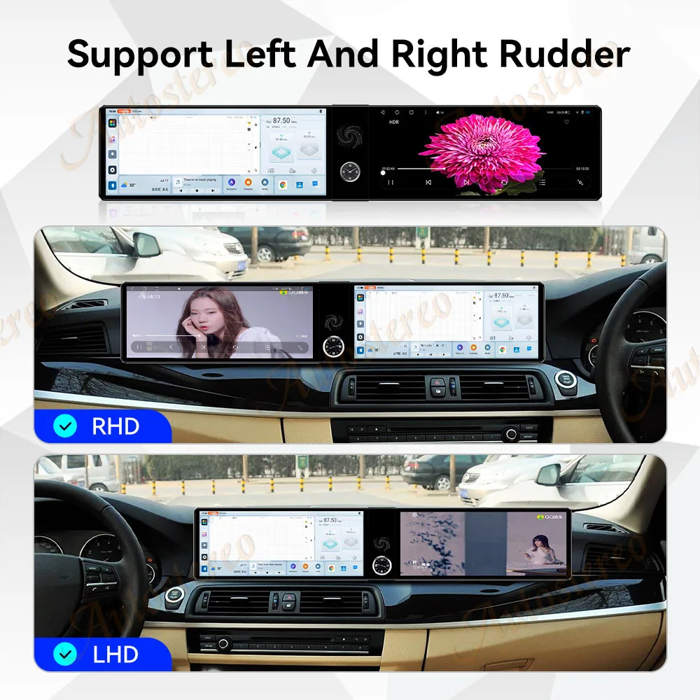 25 شاشة مزدوجة Carplay أندرويد 14 سيارة لتحديد المواقع والملاحة لسيارات BMW 5 F10 F11 F18 M5 2010-2017 HeadUnit مشغل وسائط متعددة راديو السيارة #6