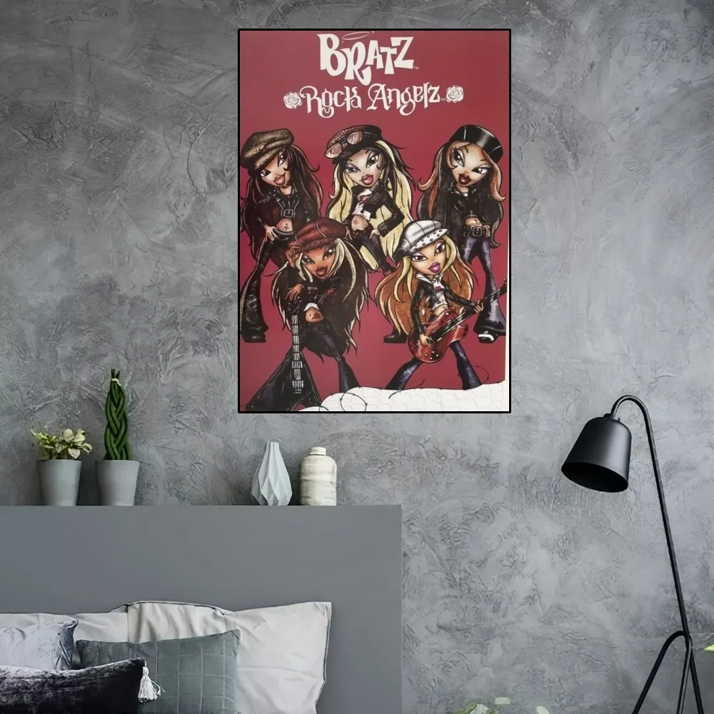 Bratz Doll Classic Anime Poster Home Room Decor Aesthetic Art Wall Painting Stickers