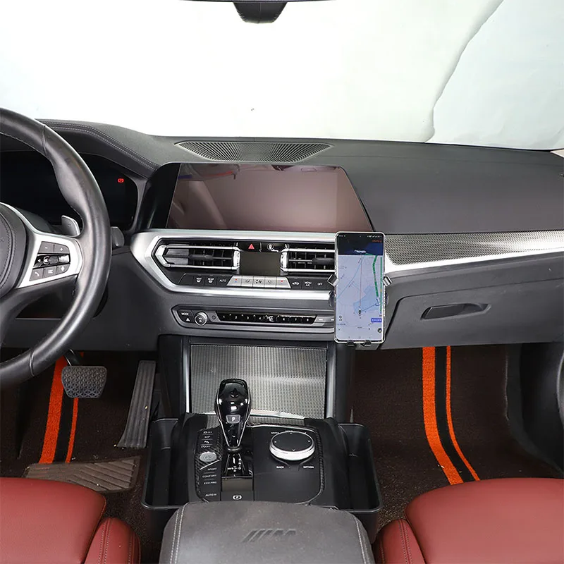 

For BMW 3 Series G20 2020-2022 ABS Black Car Center Control Air Outlet Right Side Mobile Phone Holder GPS Navigation Bracket