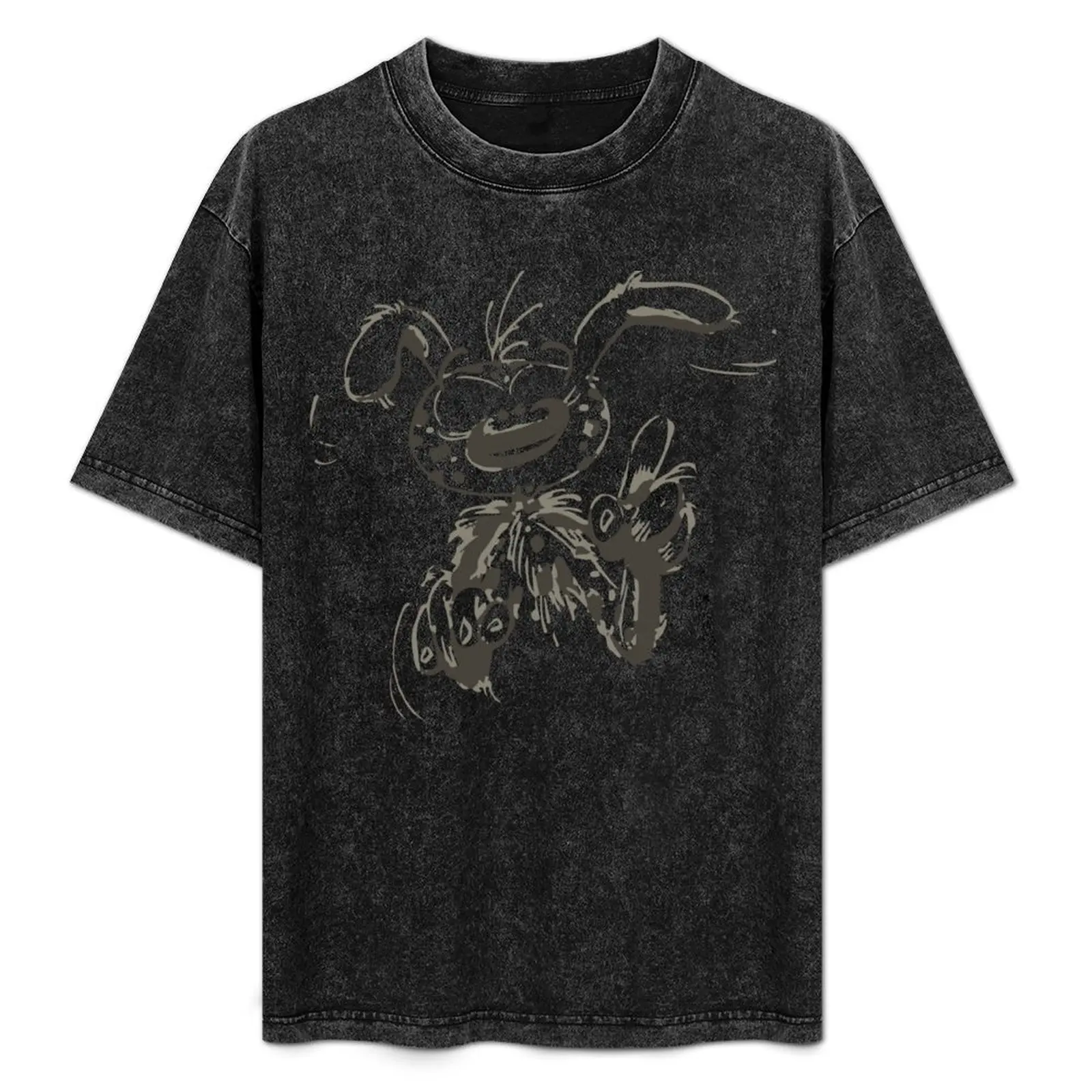 

Marsupilami sketch T-Shirt Holiday Casual Short Sleeve Top