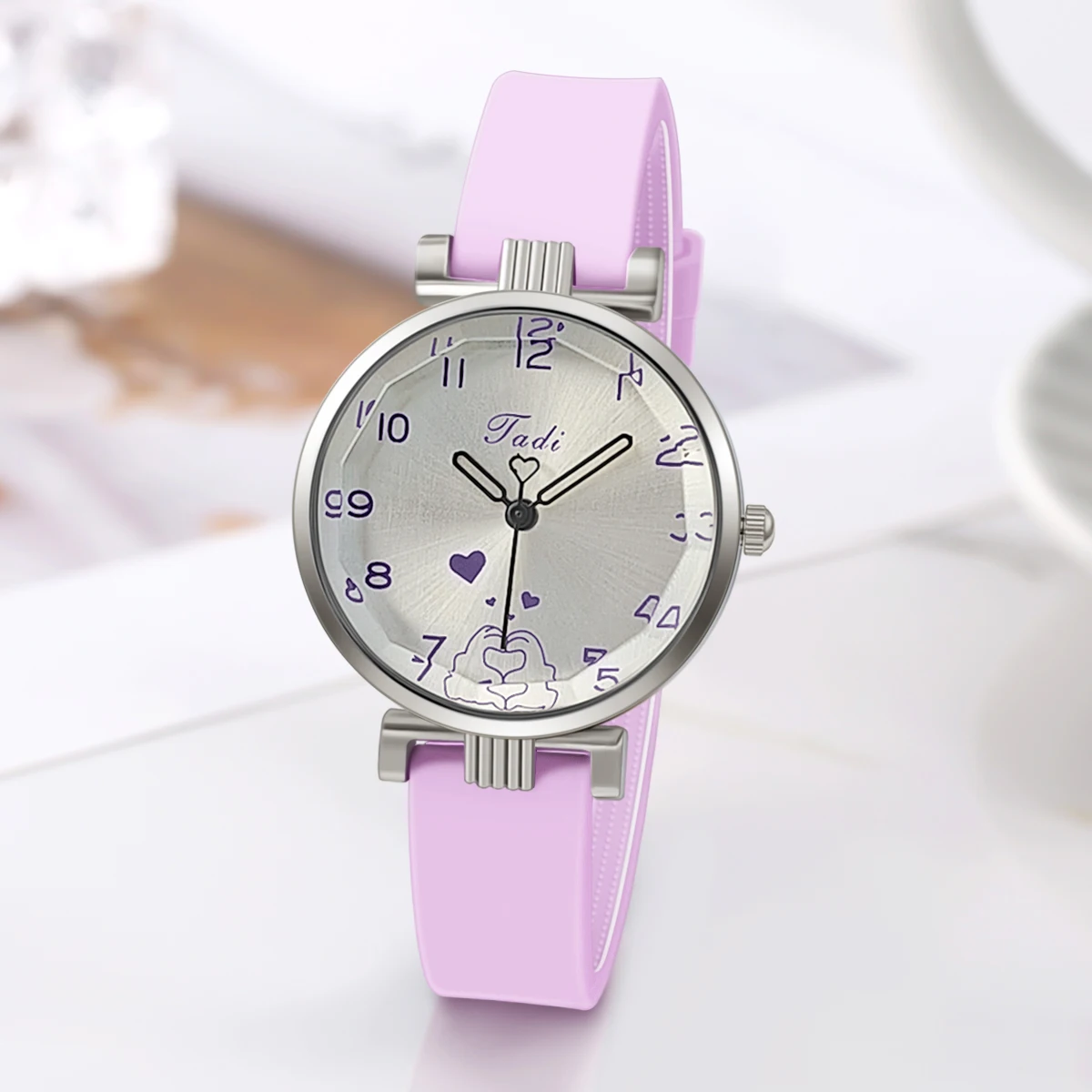 High Quality Popular Multicolor Women Temperament Leather Strap Quartz Watches For Girls