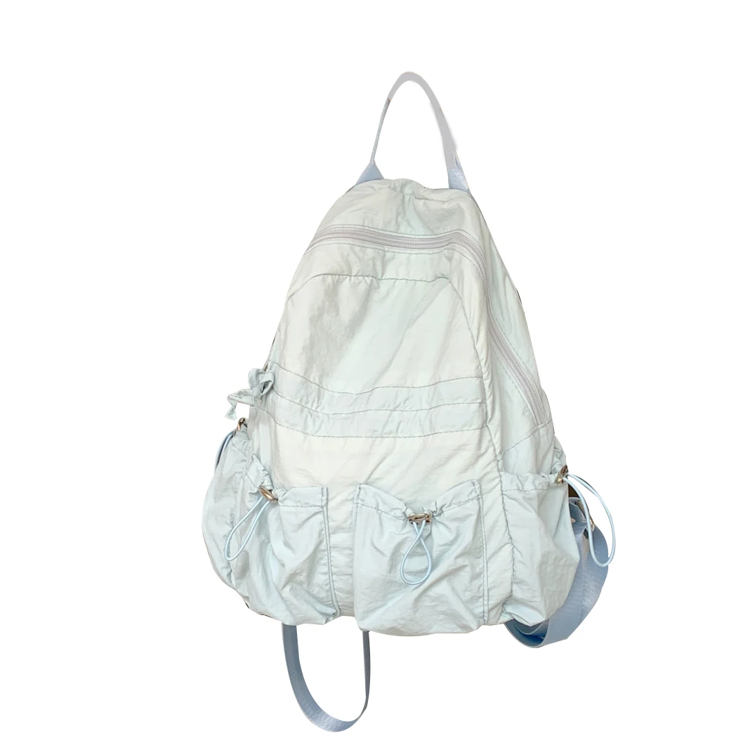 Borsa da viaggio sportiva casual in nylon leggero Bapa da donna artistica giapponese Dstring per studenti