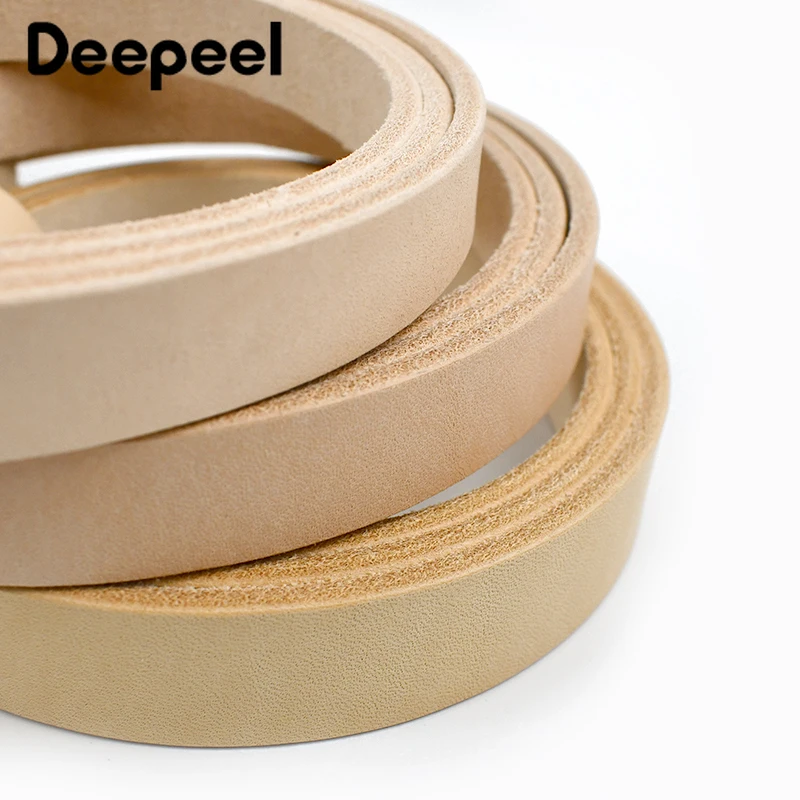 1Pc Deepeel 18/24/29/34/38mm*110/120cm First Layer Cowhide Leather Belt with Pin Buckle Head DIY Handmade Crafts Accessories