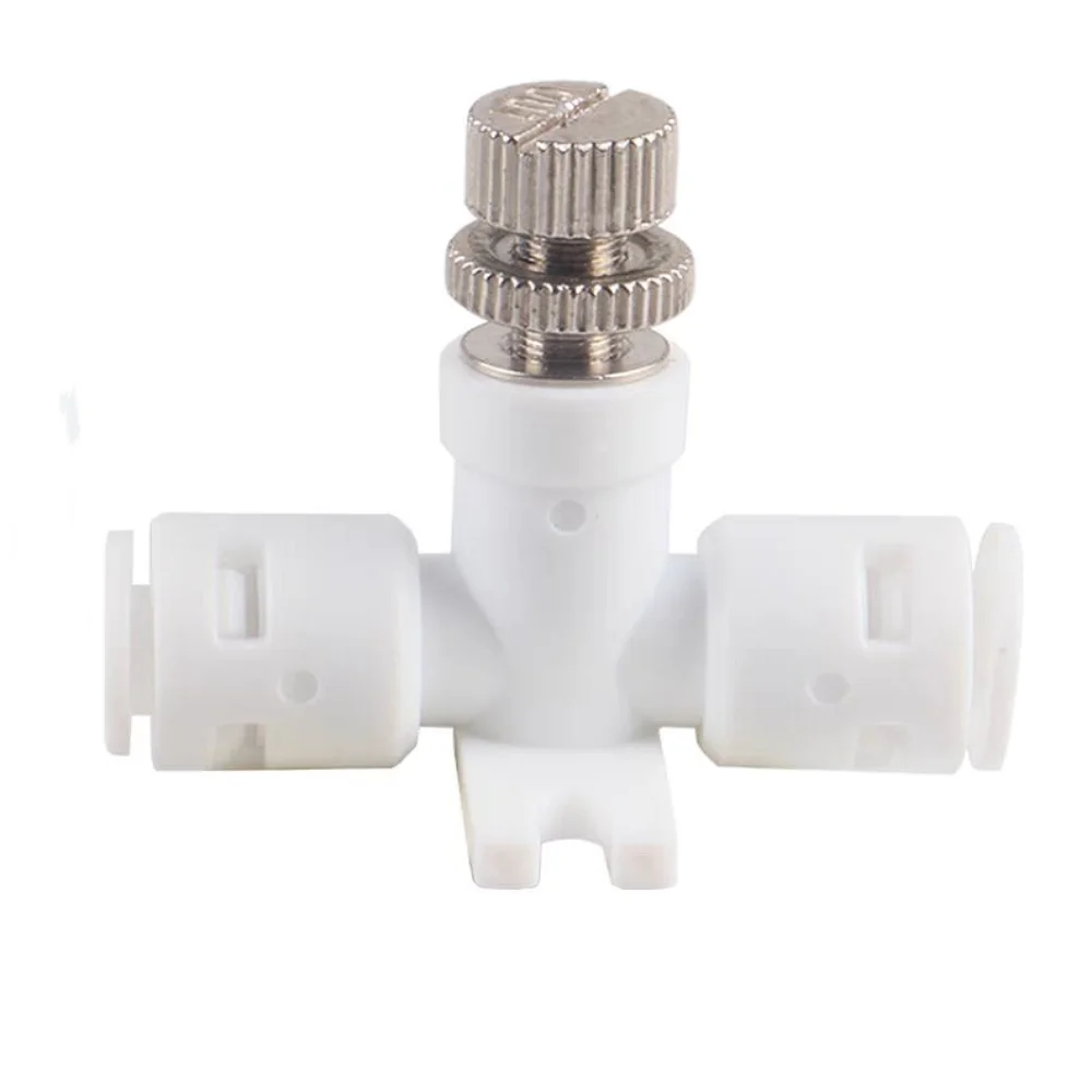 

Reverse Osmosis 1/4" Hose RO Water Flow Adjust Valve Regulator Waterflow Control Valve Connector Fitting Water Speed Controller