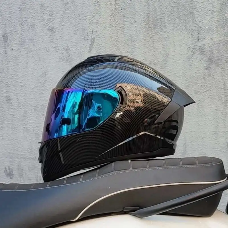 Professional racing dual lens safety helmet, off-road motorcycle full face protector, approved by DOT
