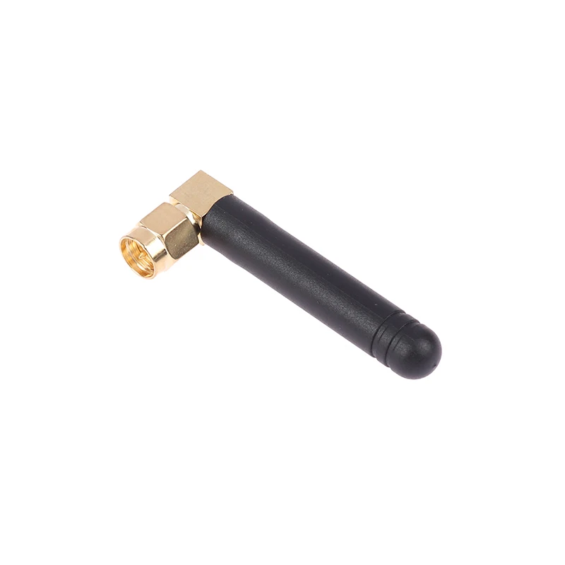 GSM Omnidirectional High Gain Rubber Rod Antenna Curved Elbow WiFi Module DTU Internal Pin 3dBI