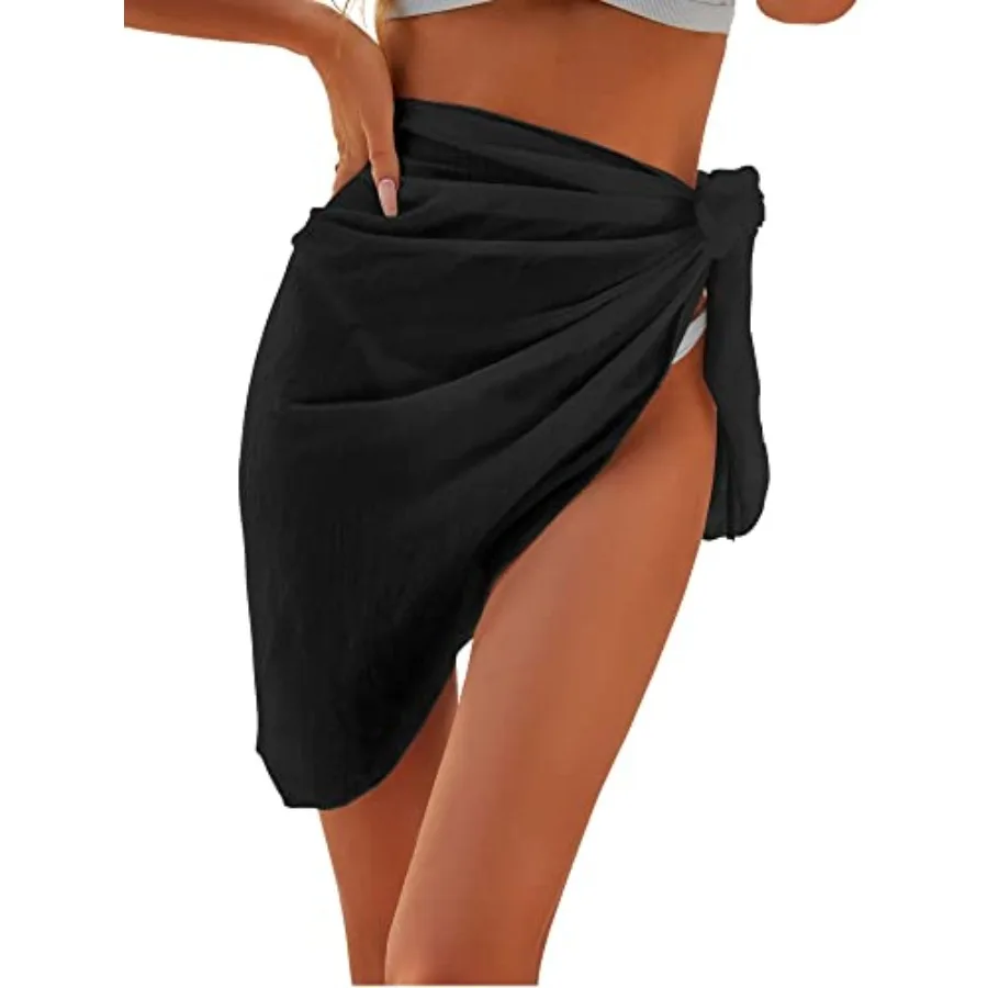 

ZAFUL Women's Sarong Coverups Beach Wrap Sheer Bikini Wraps Chiffon Cover Ups for Swimwear