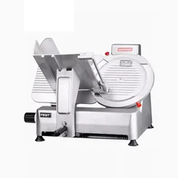 Electric meat cutter with 10 inch blade, electric food slicer, commercial semi-automatic fat beef and mutton roll cutting machin