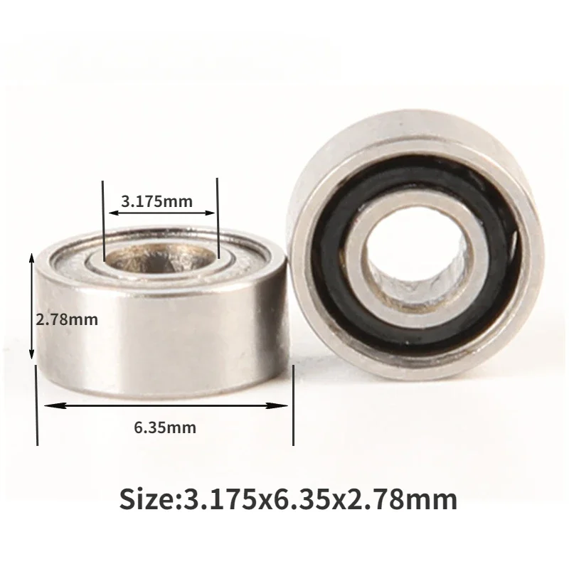 

5/10pcs Dental Bearings Fit for Sirona WH Handpiece SR144TLZWN 3.175x6.35x2.78mm Turbine Cartridge Rotor Bearing Ceramic Ball