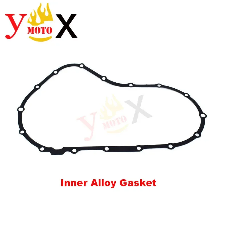 Alloy Motorcycle Engine Gasket Seal Crankcase Clutch Primary Cover For Harley Sportster 883 1200 48 72 Iron XL883N XL1200NS