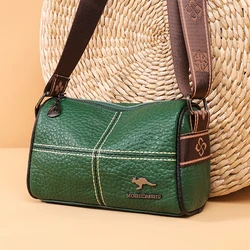 Lichee Pattern Genuine Leather Crossbody Bag For Women Luxury Handbag High Quality Shoulder bags Ladies Messenger Bag Sac a Main