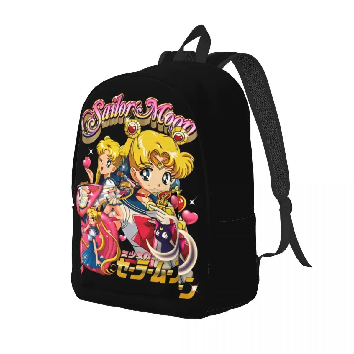 Magical Girl Cool Anime for Men Women Student School Book Bags Cute Girl Daypack Middle High College Gift