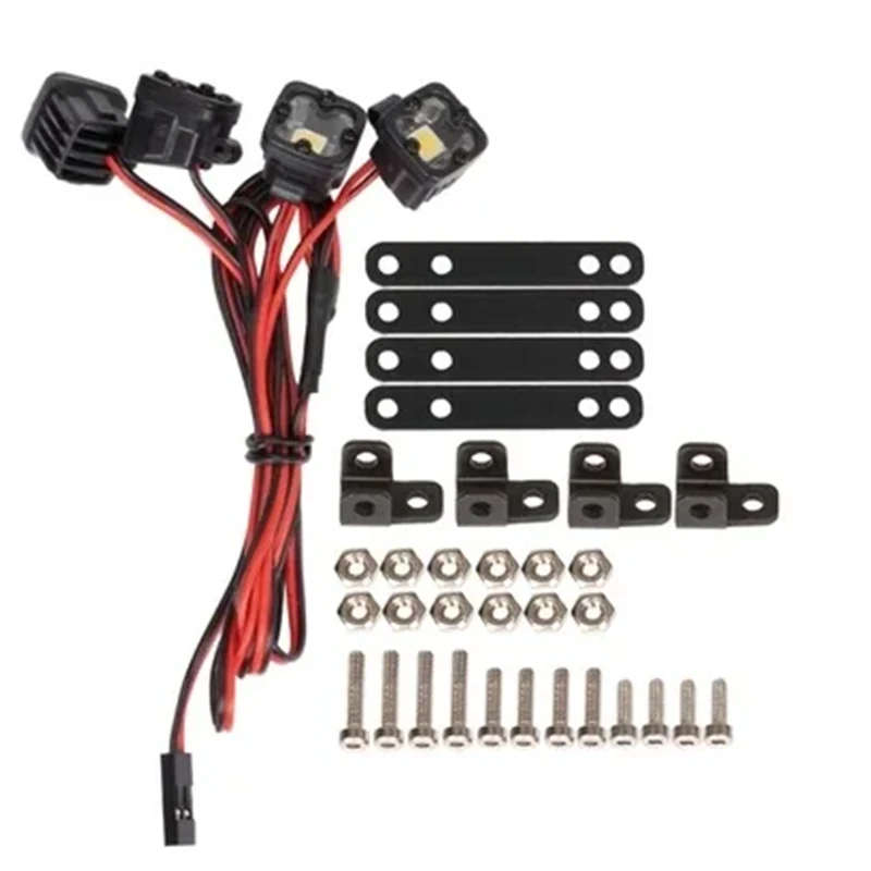 RC Helle LED-Leuchten Scheinwerfer Scheinwerfer für 1/10 RC Car Crawler Axial Traxxas TRX4 TRX6 SCX10 90046 AXI03007 Wraith Gen8 VS4-10 – Detail 12