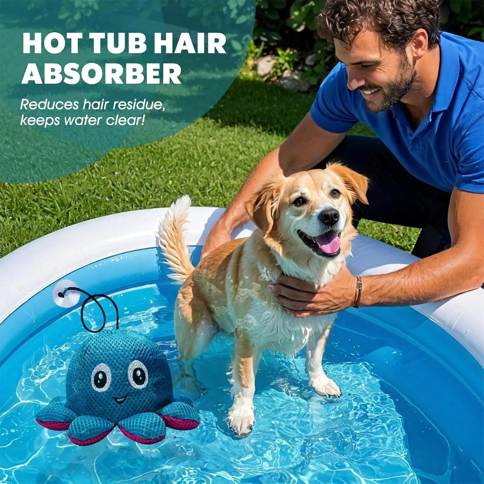 Éponges absorbant l'huile de poulpe, absorbeur d'huile de jacuzzi, pour piscine, filtre de nettoyage en profondeur réutilisable, pour hôtel, intérieur, maison, quotidien