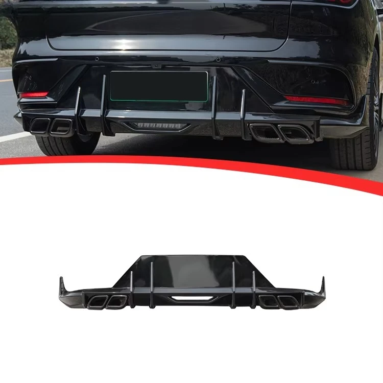 

Car Rear Bumper Lip Diffuser Spoiler Rear Side Splitter Deflector for BYD Han DMI 2020-2023custom