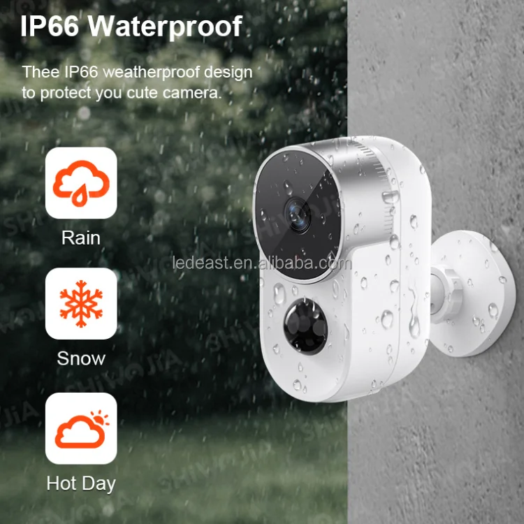 

LEDEAST ST-968-2M-TY Waterproof Infrared Induction APP Control IP66 Surveillance