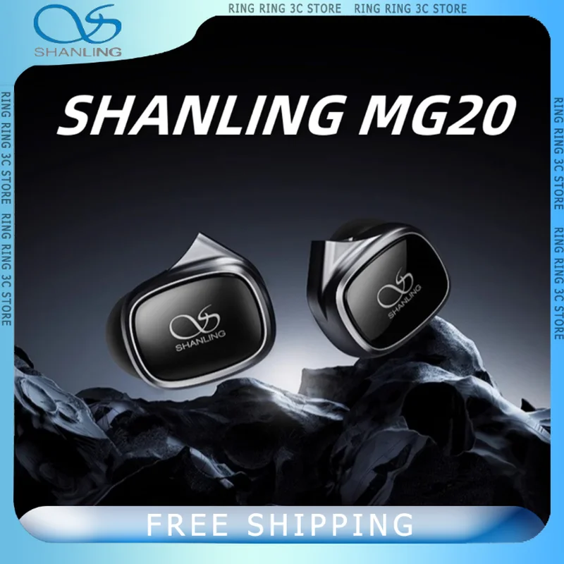 

SHANLING MG20 HiFi Wired Earphones 10mm Dynamic Driver In-Ear Headphone TYPE-C Dual Version Dual Magnetic Music Custom Earbuds