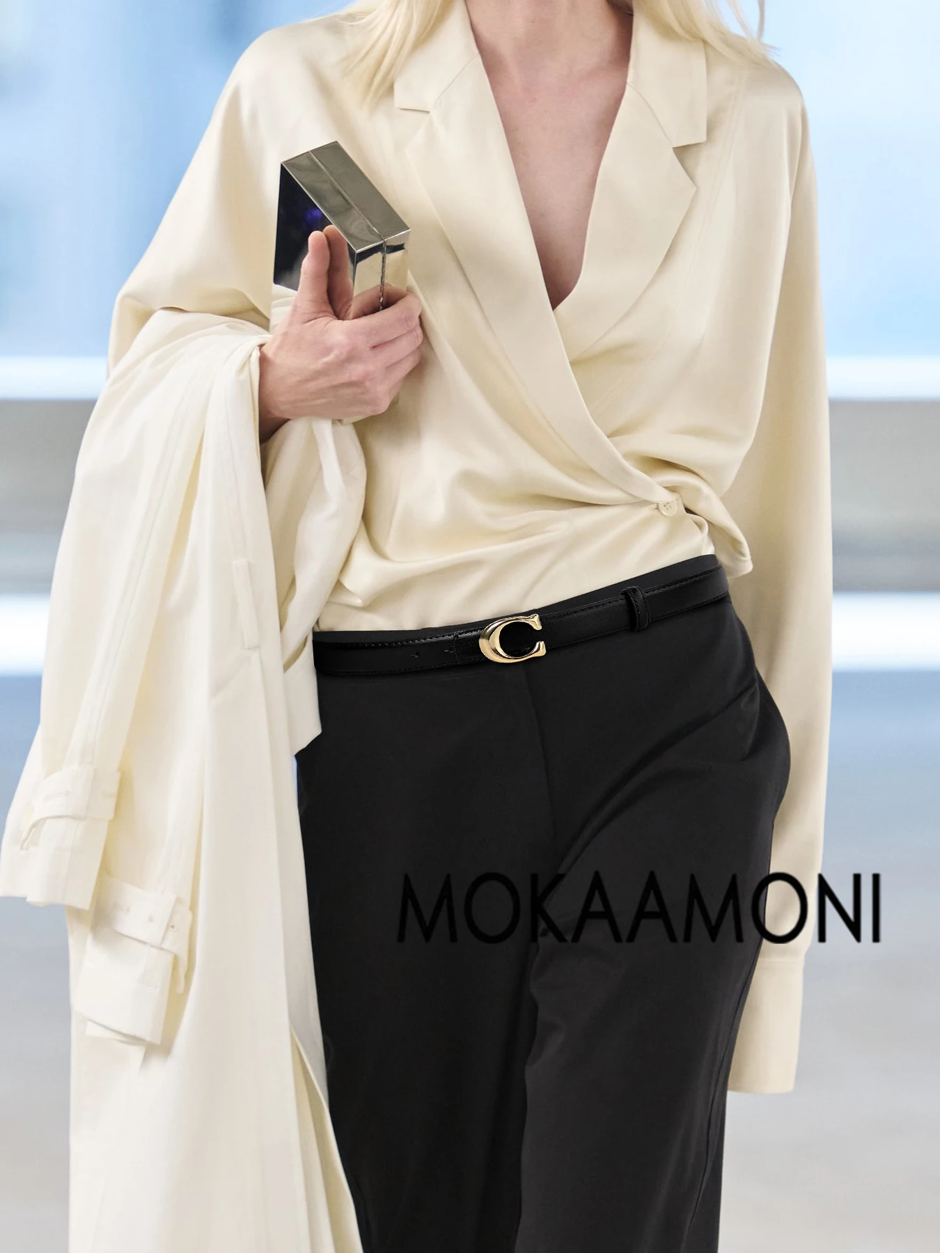 Elegant Ladies Belt Fashionable Denim Dress Belt High-End Design Sensation Goddess Accessory