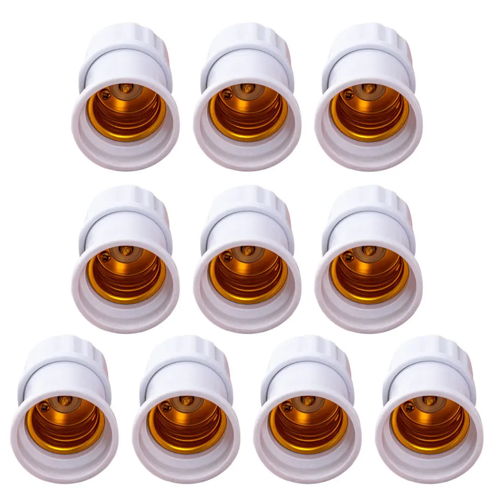 

10Pcs E27 Lamp Holders Insulation Pendant Light Bases Durable Sturdy Easy Installation Home Ceiling Lights E27 Light Head