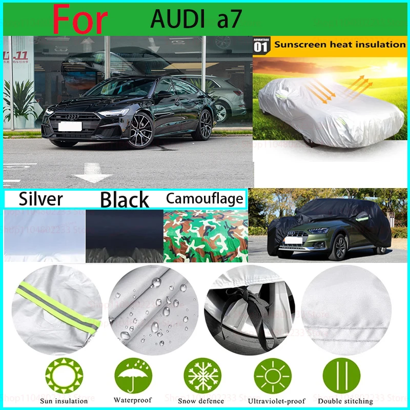 

Waterproof Car Covers All-season Car CoverDustproof, Snowproof and UV-resistant for Audi A7