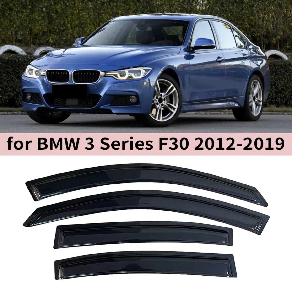 

Для BMW 3 серии F30 2012 2013 2014 2015 2016 2017 2018 2019 ветрозащитные дефлекторы дождевики дверной козырек вентиляционные шторы оконный козырек