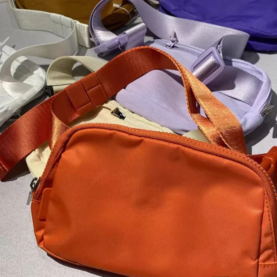 

Sports Belt Bag Women Fanny Pack Outdoor Sports Waist Bag Fitness Crossbody Chest Pack Leisure Pouch Zip Oxford Bum Bags