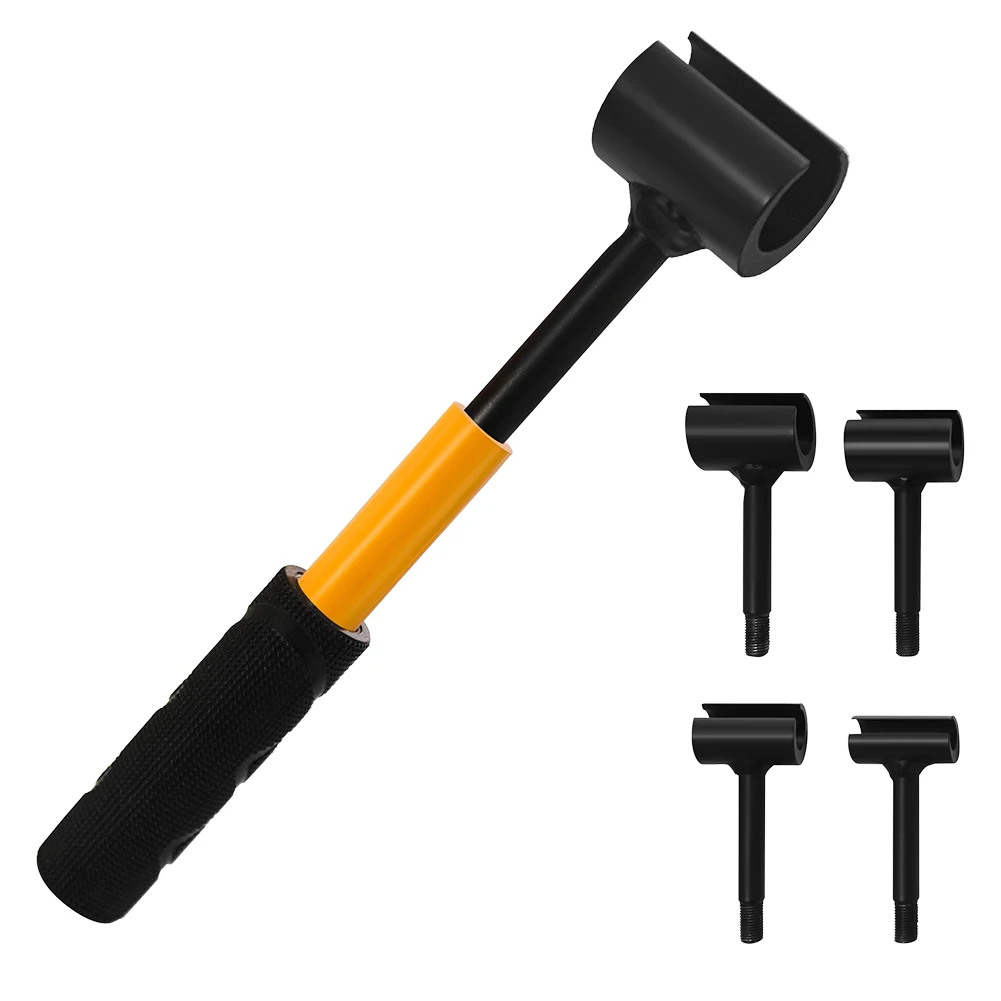 

Home Maintenance 4-in-1 Hinge Tool Compact Adjustment Tool Adjustable Hinge Gap Wrench Yellow And Black For DIY Projects