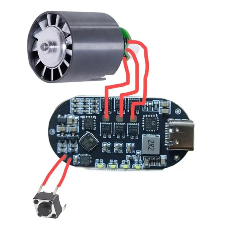 N82R 100.000 RPM Fan Motor Drive Module Opladen/Elektronische Snelheidsregeling/Gear Control 20A Turbo Fan Motor Drive Board
