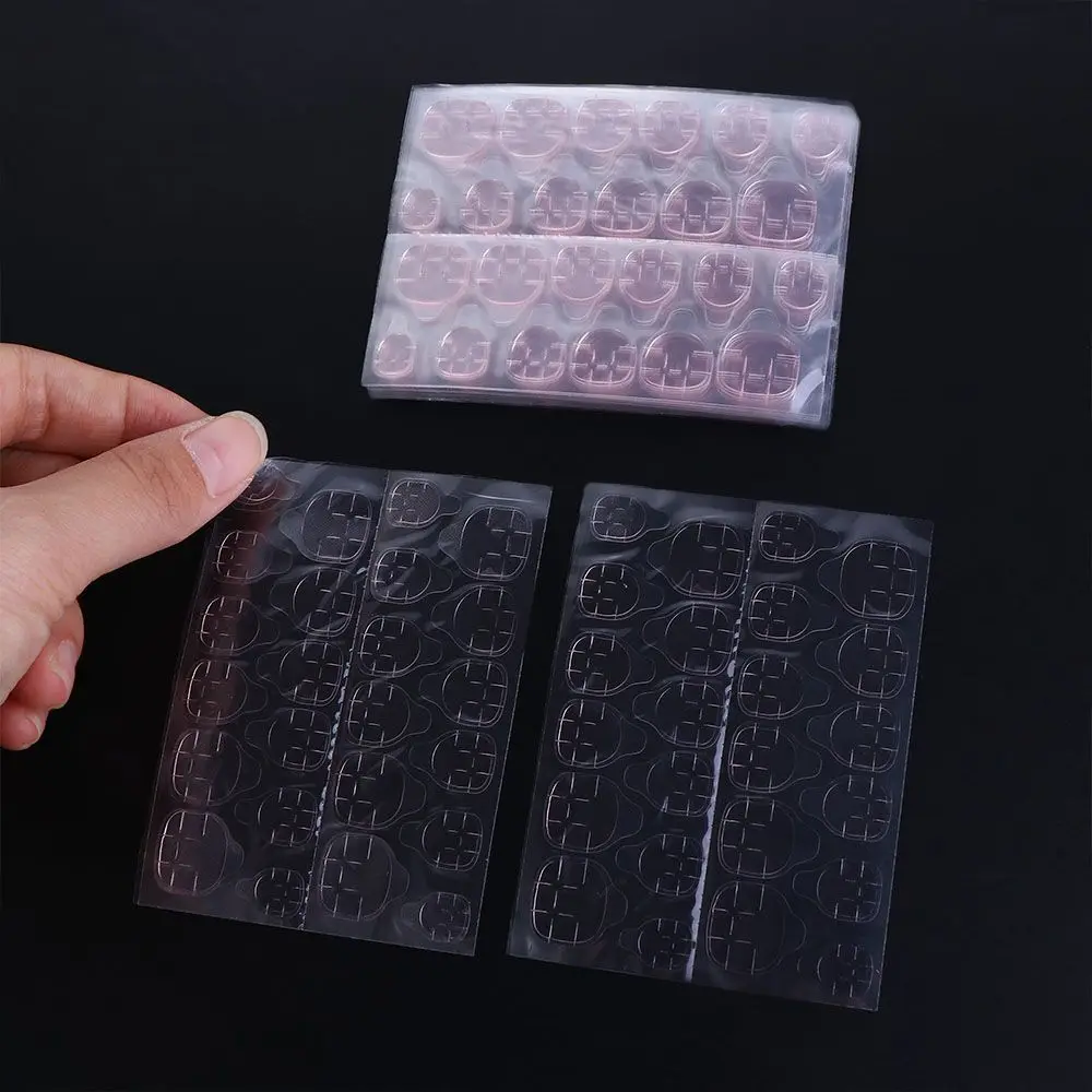 Strumento per manicure per ragazze Punte per unghie portatili staccabili fai-da-te Gel UV Colla per unghie finte Adesivi per colla per unghie Schede adesive per unghie Colla gelatinosa