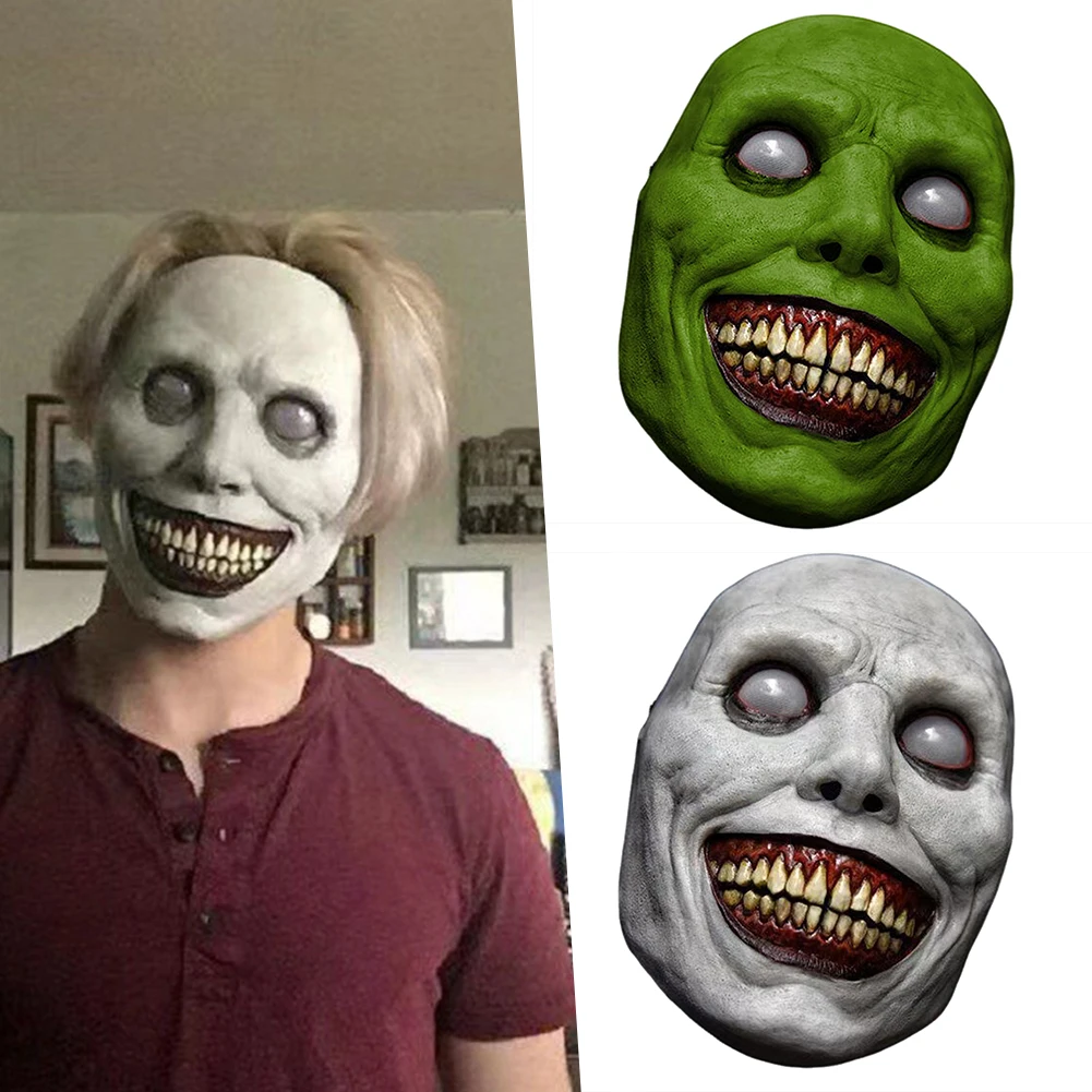 Jokers de miedo máscara Halloween Walking Dead Cosplay Full Full Full Costume Aprop