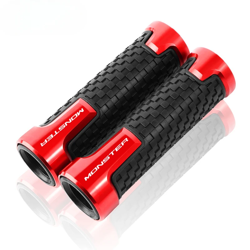 For DUCATI MONSTER 695 696 797 821 848 1200 1200S 1100 1100S Motorcycle Accessories Anti-Slip Grips Hand Grips Handlebar Monster