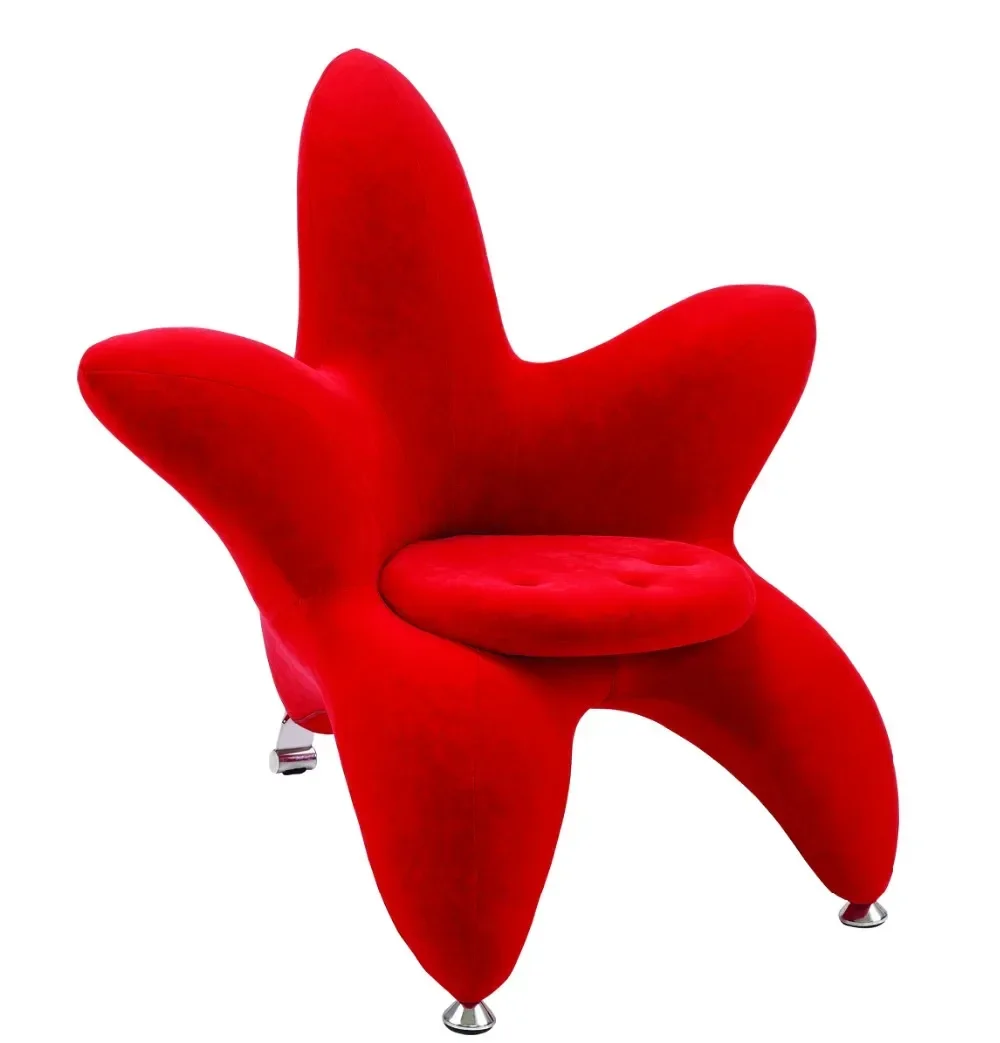 Unique Accent Star Shaped Relaxing Sofa Chair New Design Modern Design Living Room Furniture For Home Sofas