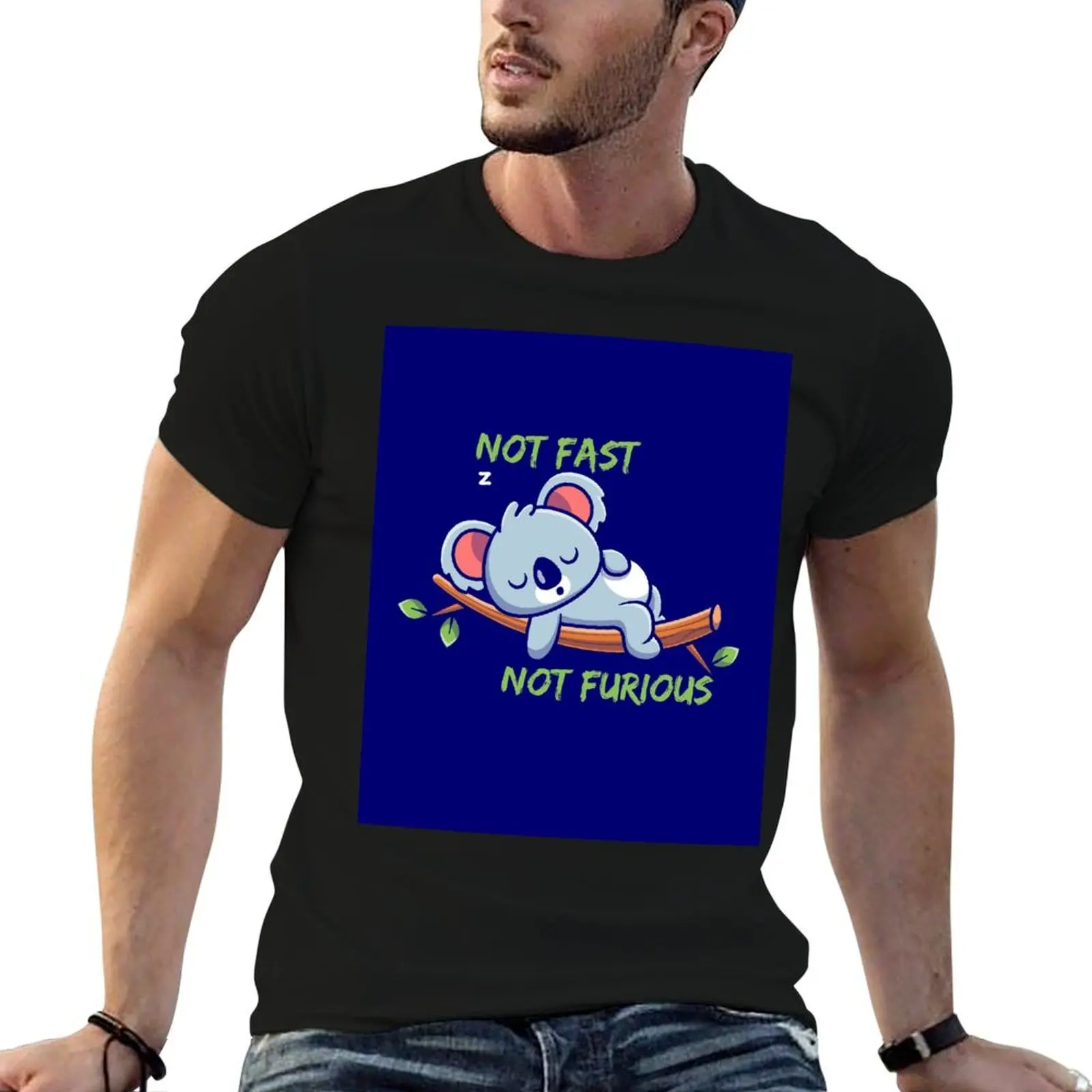 Not Fast, Not Furious T-Shirt black cotton t-shirt plain for man package man t shirts for men man t shirt cotton T-shirt